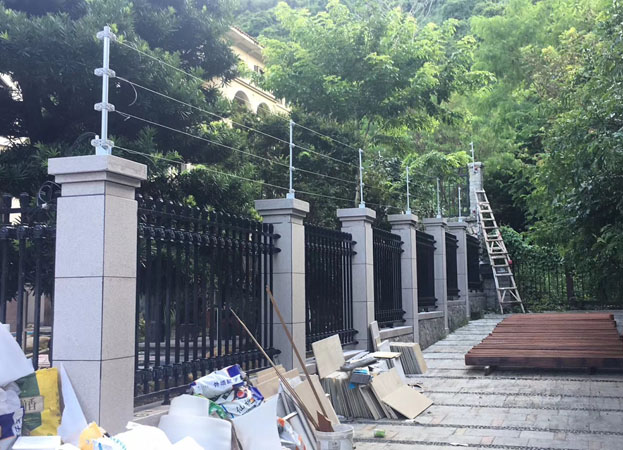重慶某倉儲基地電子圍欄案例