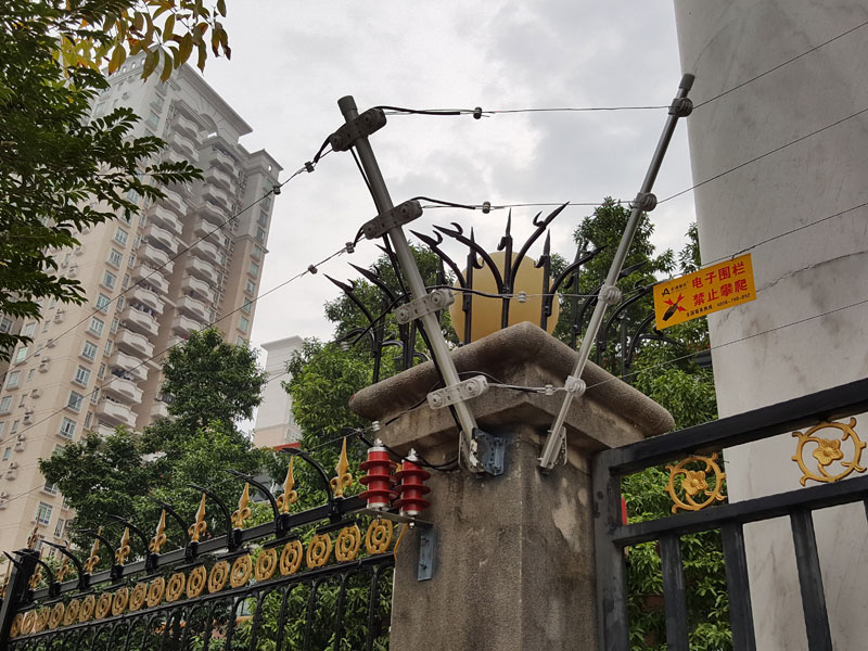 太原某機關(guān)單位小區(qū)電子圍欄案例